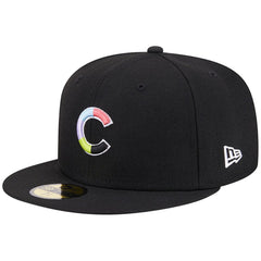 Black Chicago Cubs New Era Multi-Color Pack 59FIFTY Fitted Hat