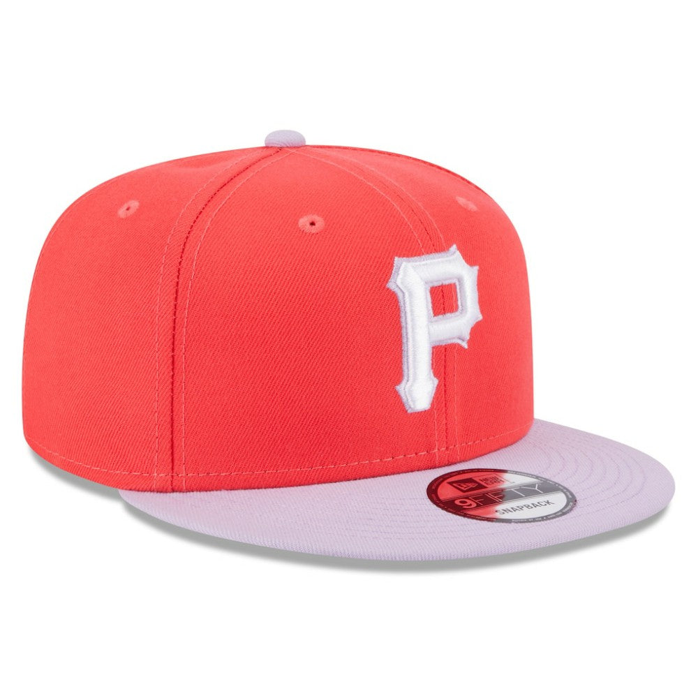 Red/Purple Pittsburgh Pirates New Era Spring Basic Two-Tone 9FIFTY Snapback Hat