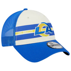 Team Stripe Trucker 9FORTY Snapback Hat - Los Angeles Rams Hats