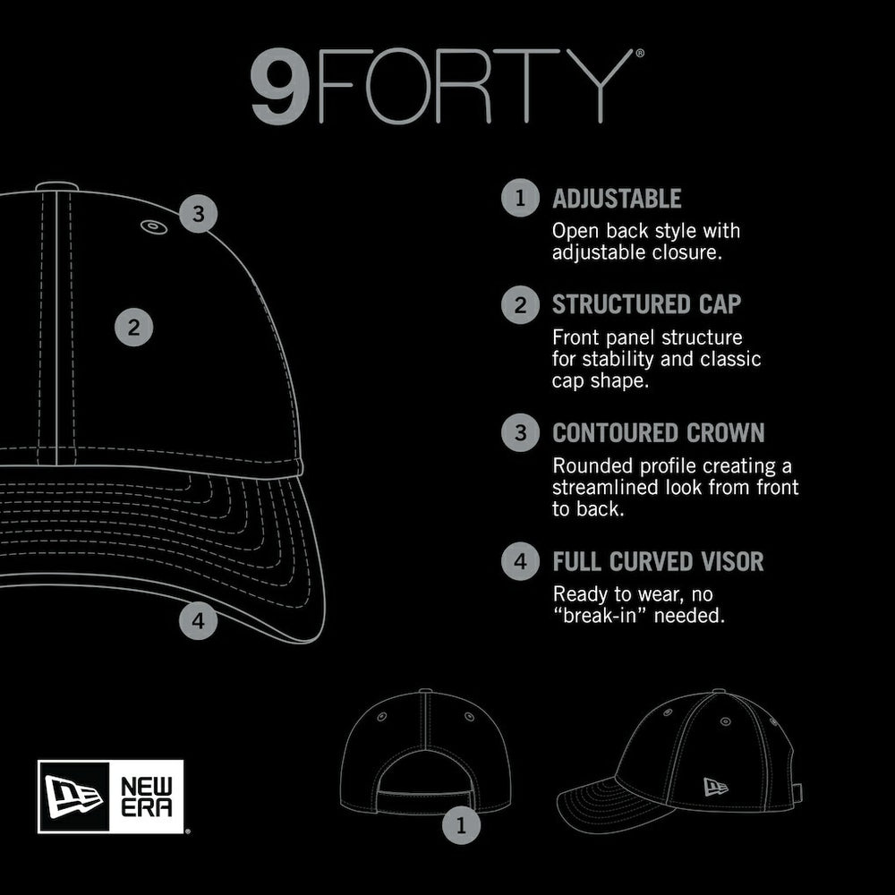 Team Stripe Trucker 9FORTY Snapback Hat - Los Angeles Rams Hats