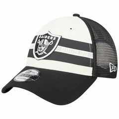 Team Stripe Trucker 9FORTY Snapback Hat - Las Vegas Raiders Hats