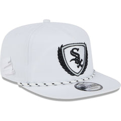 White Chicago White Sox New Era Golfer Tee 9FIFTY Snapback Hat