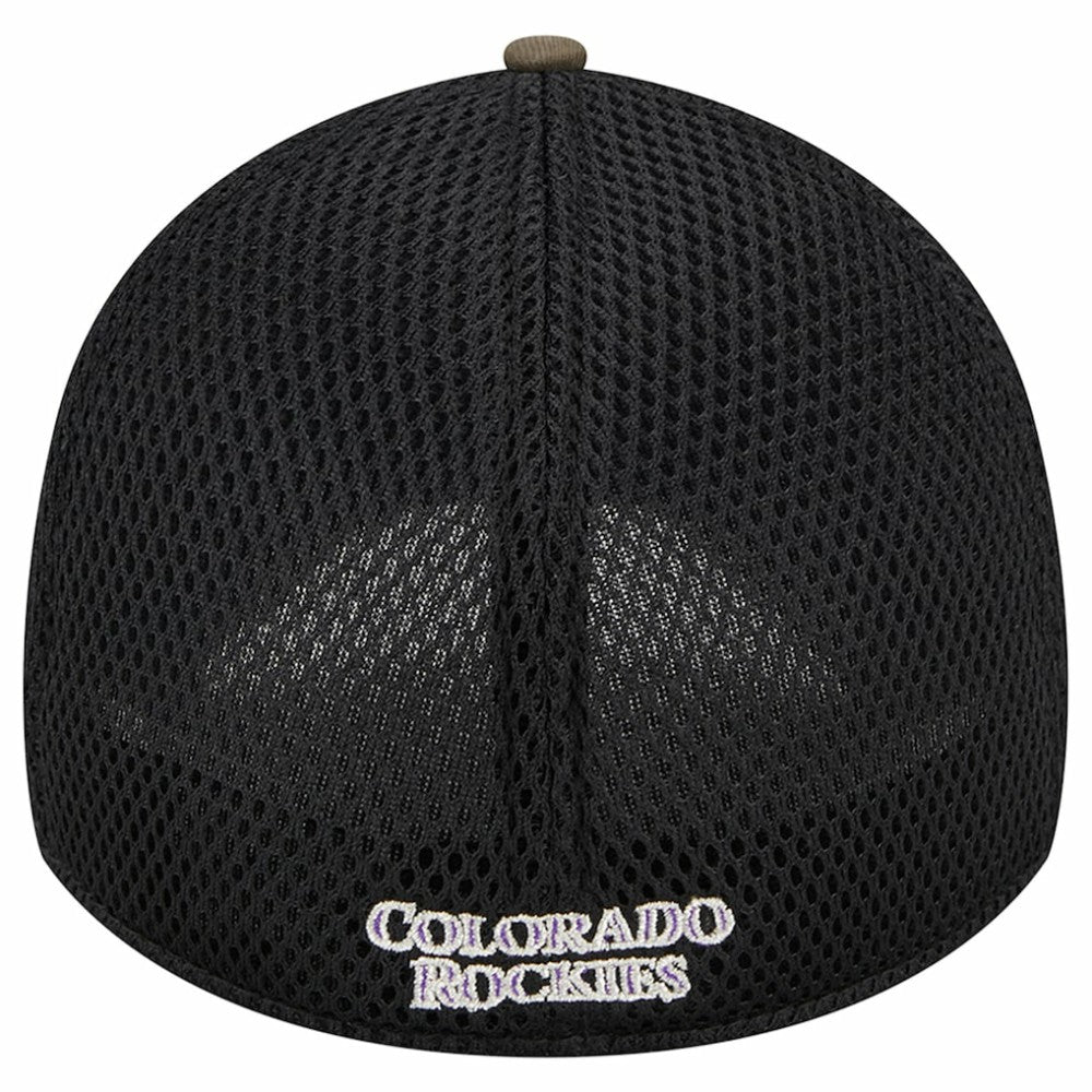 Camo Colorado Rockies New Era Team Neo 39THIRTY Flex Hat
