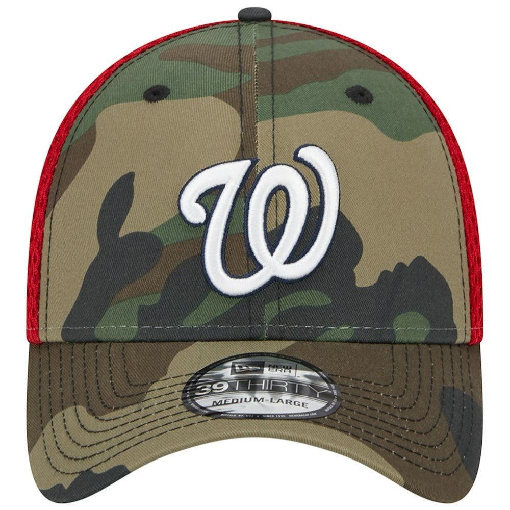 Camo Washington Nationals New Era Team Neo 39THIRTY Flex Hat