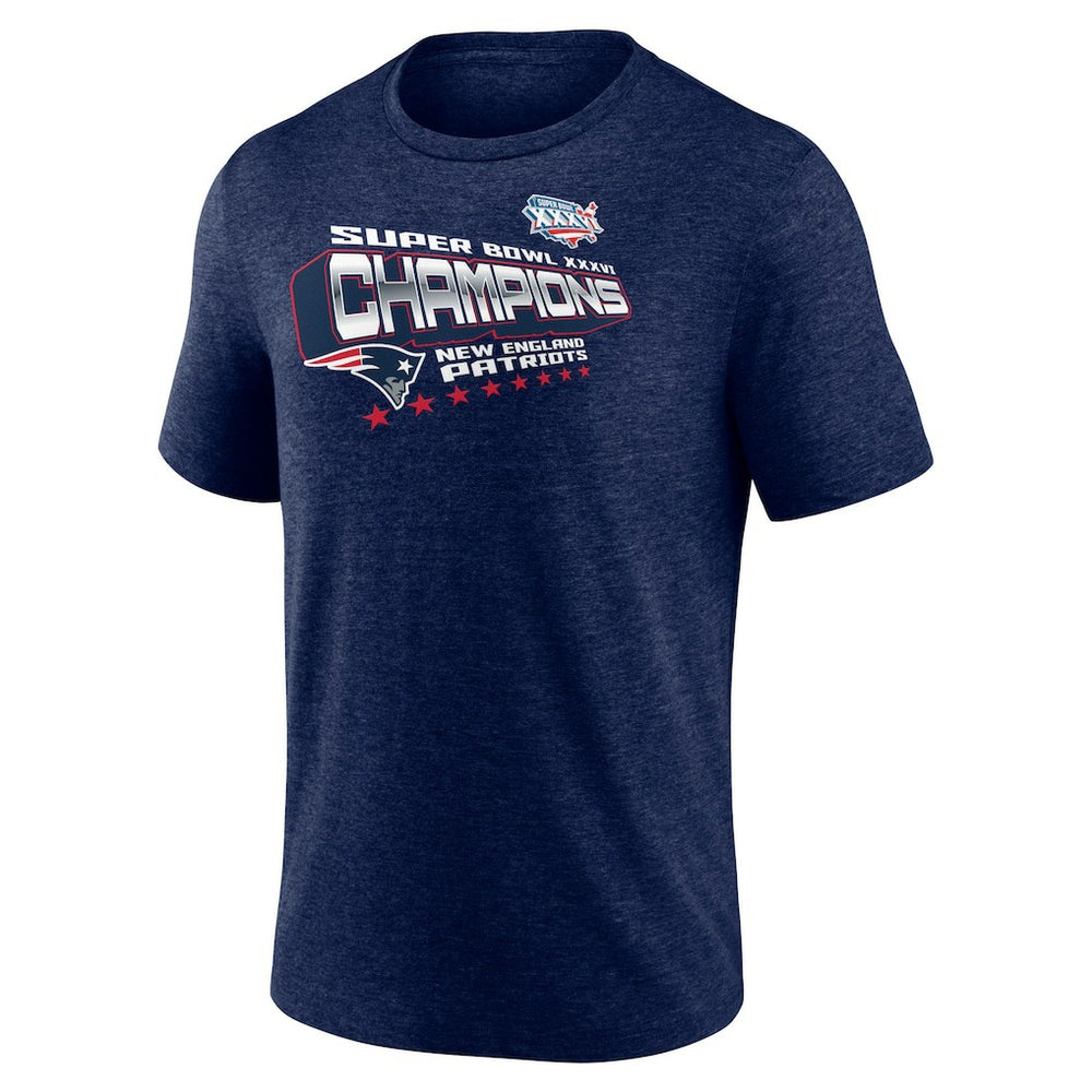 Hometown Old-Fashioned Super Bowl XXXVI s Tri-Blend T-Shirt - New England Patriots T-shirts