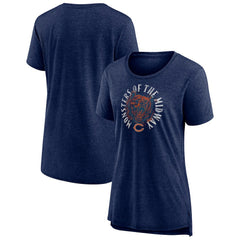 Women's Hometown First Down Tri-Blend T-Shirt - Chicago Bears T-shirts