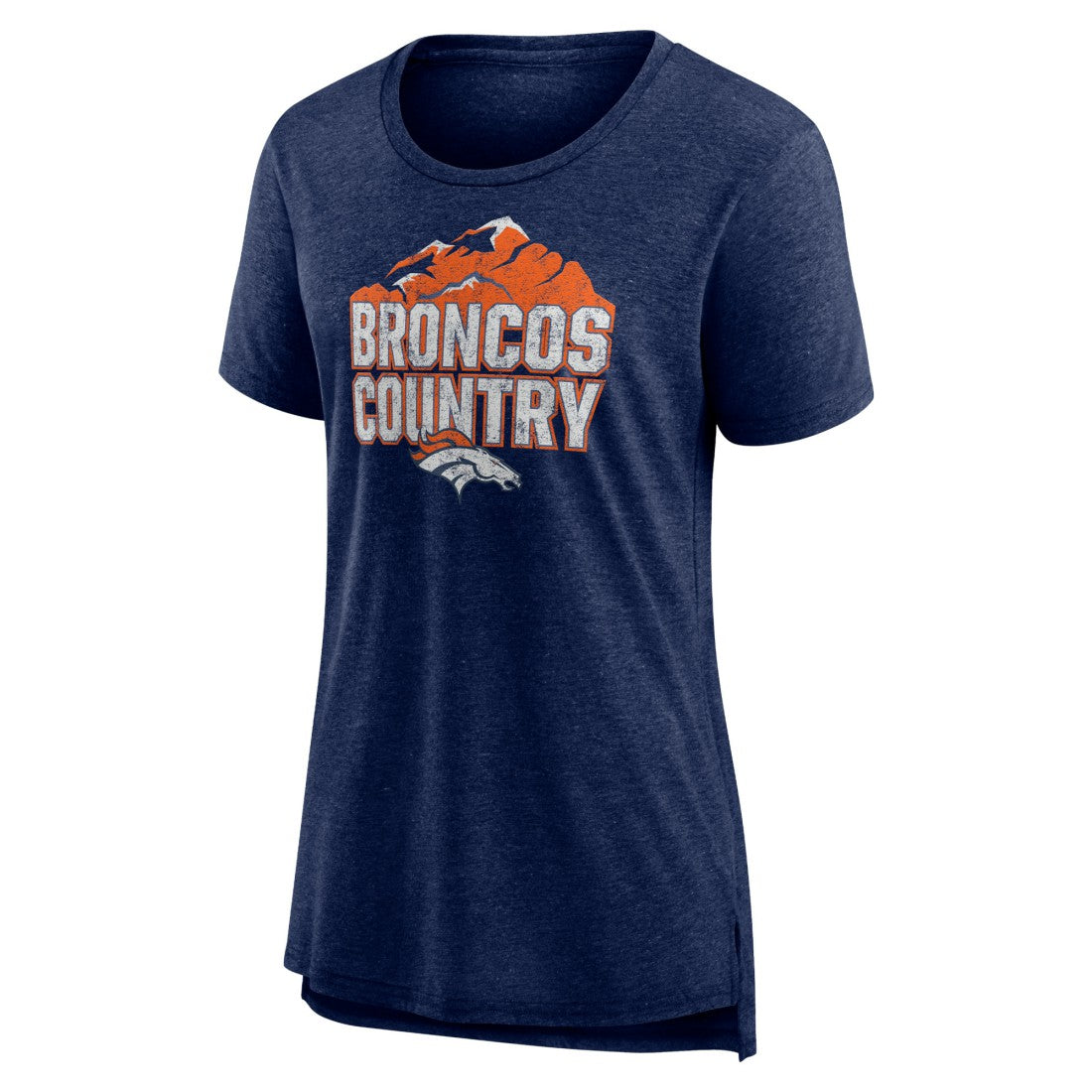 Women's Hometown First Down Tri-Blend T-Shirt - Denver Broncos T-shirts