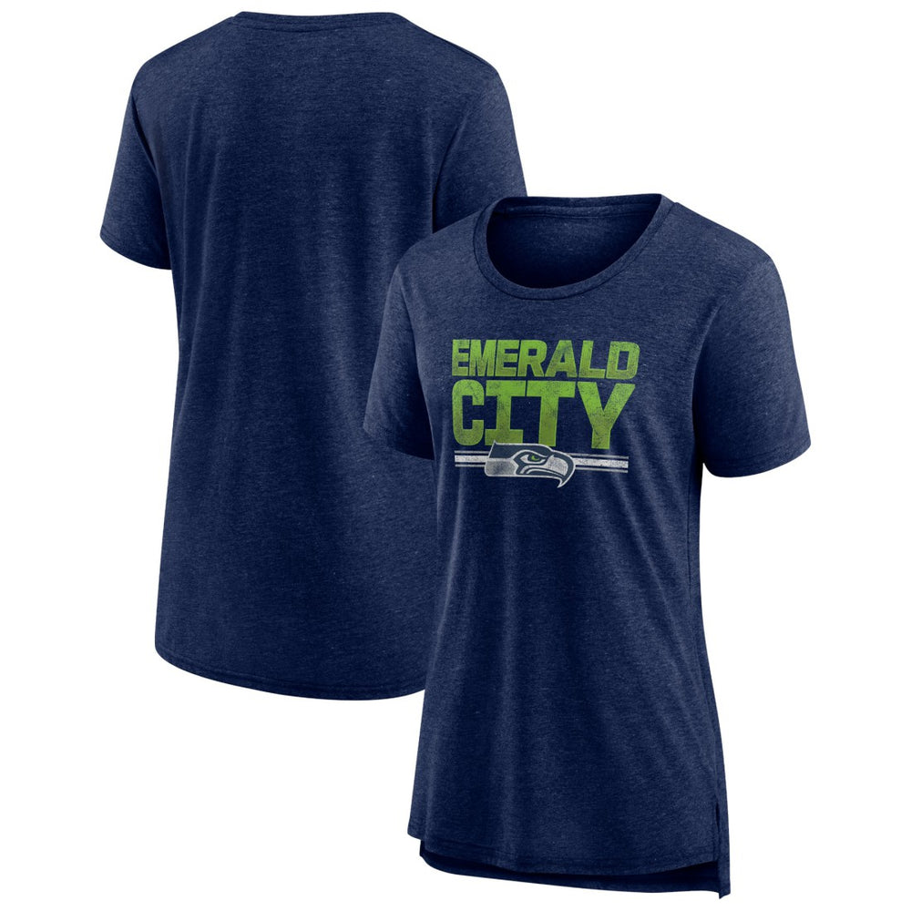 Women's Hometown First Down Tri-Blend T-Shirt - Seattle Seahawks T-shirts