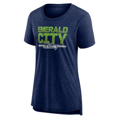 Women's Hometown First Down Tri-Blend T-Shirt - Seattle Seahawks T-shirts