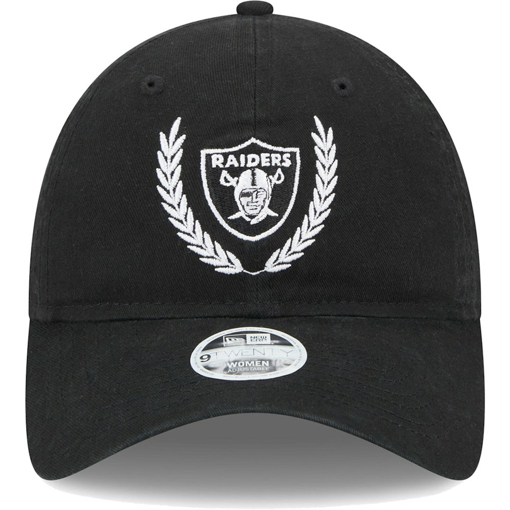 Women's Leaves 9TWENTY Adjustable Hat - Las Vegas Raiders Hats