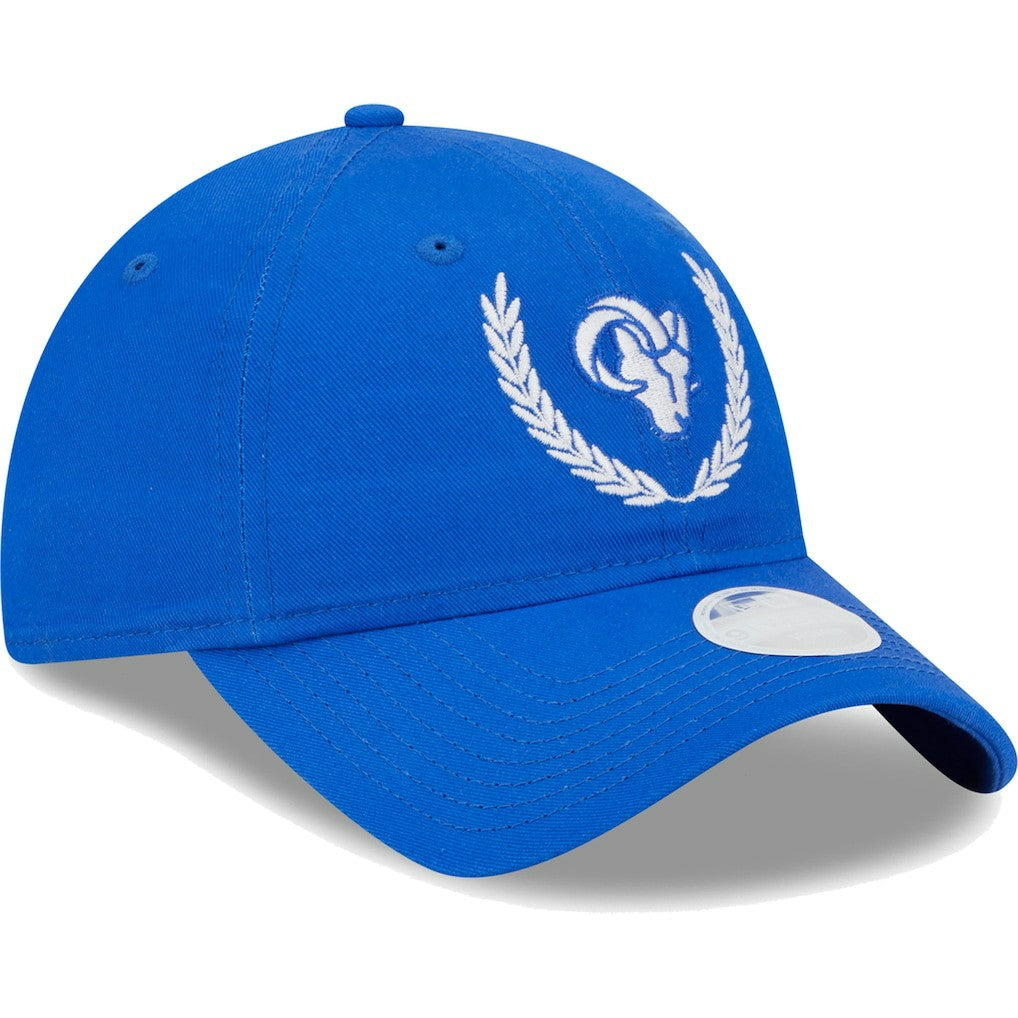 Women's Leaves 9TWENTY Adjustable Hat - Los Angeles Rams Hats