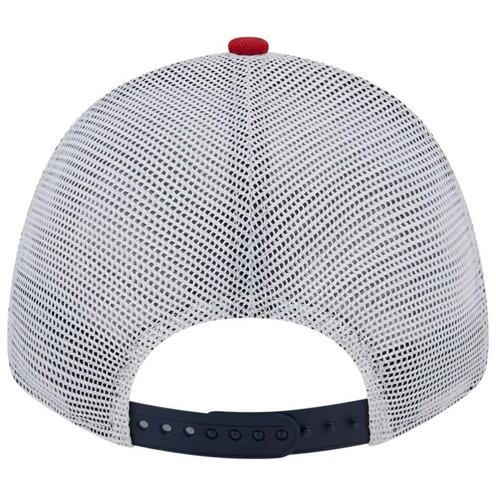 Navy Boston Red Sox New Era Two-Tone Patch 9FORTY Snapback Hat