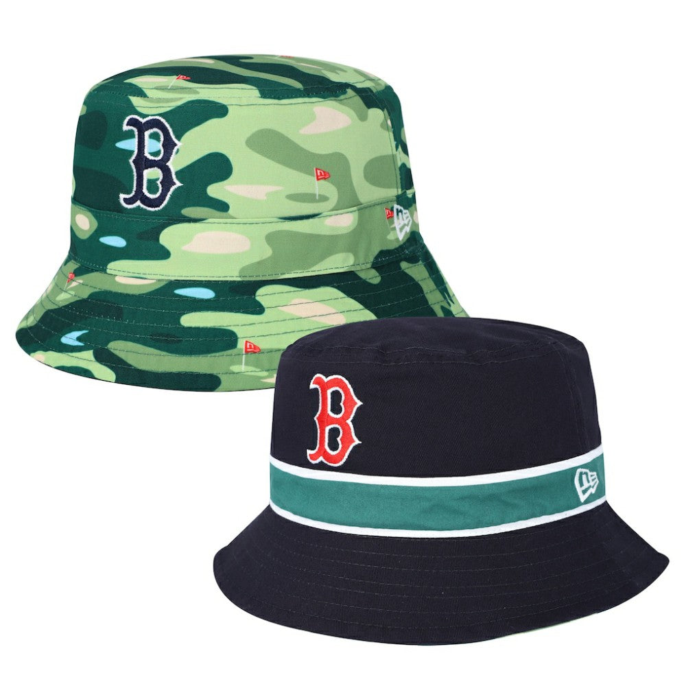 Navy Boston Red Sox New Era Reverse Bucket Hat