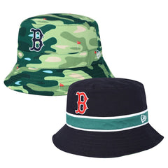 Navy Boston Red Sox New Era Reverse Bucket Hat