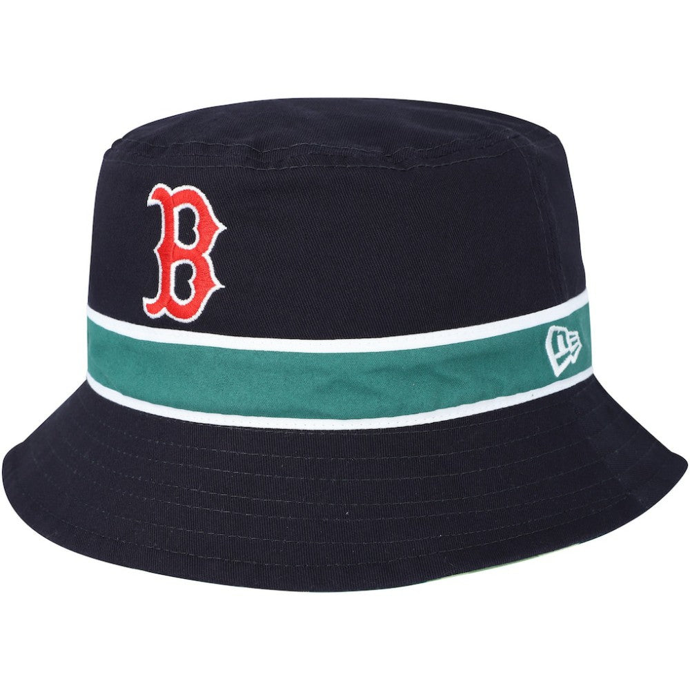 Navy Boston Red Sox New Era Reverse Bucket Hat