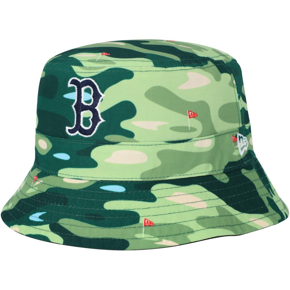 Navy Boston Red Sox New Era Reverse Bucket Hat