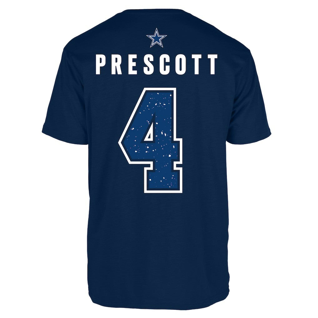 Dak Prescott  Jordan Brand Name & Number T-Shirt - Dallas Cowboys T-shirts