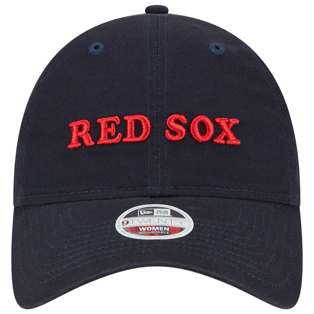 Navy Boston Red Sox New Era Women's Shoutout 9TWENTY Adjustable Hat