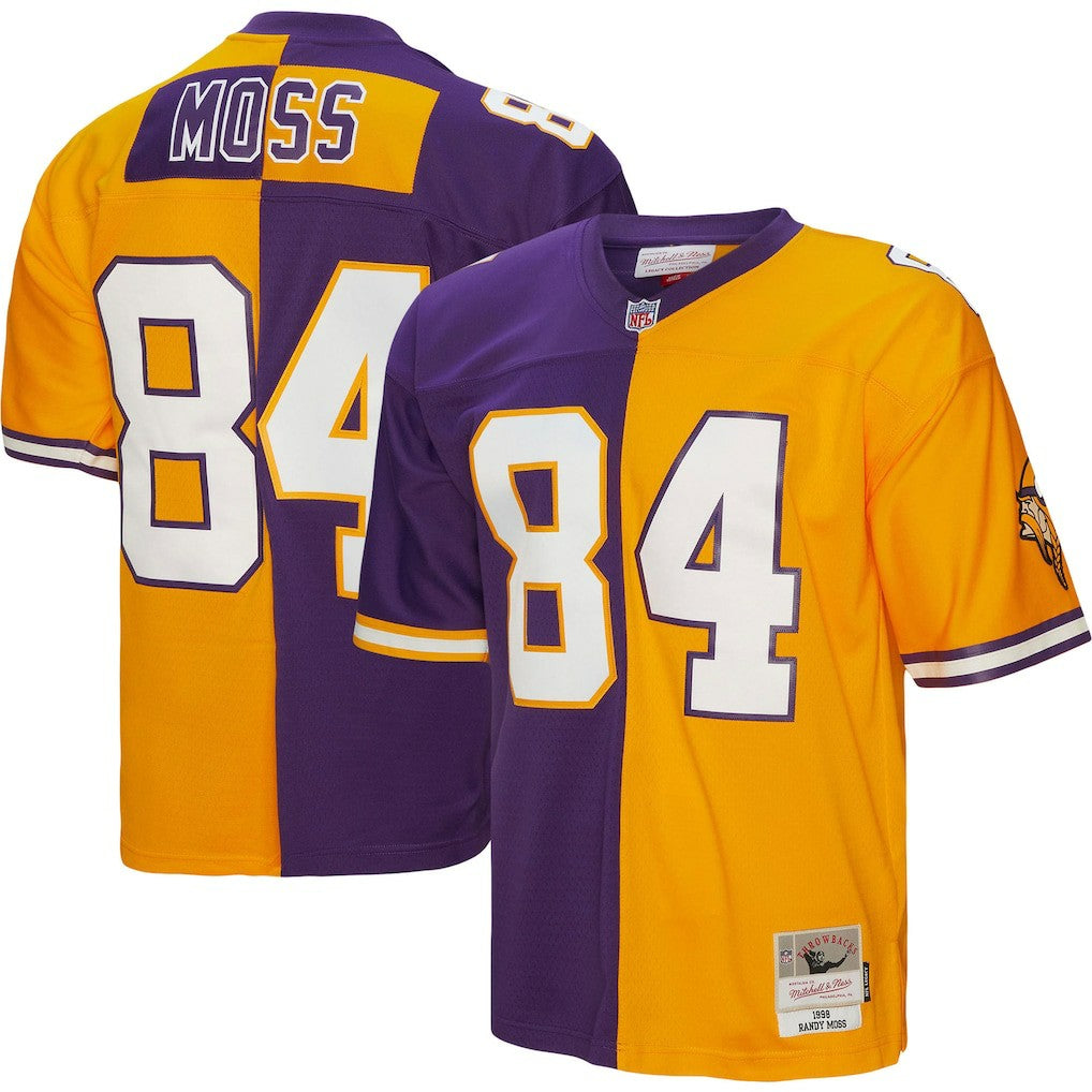 Randy Moss  1998 Split Legacy Replica Jersey - Minnesota Vikings Jerseys
