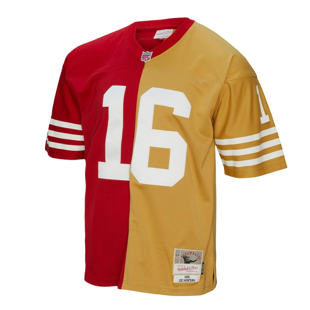 Joe Montana  1990 Split Legacy Replica Jersey - San Francisco 49ers Jerseys
