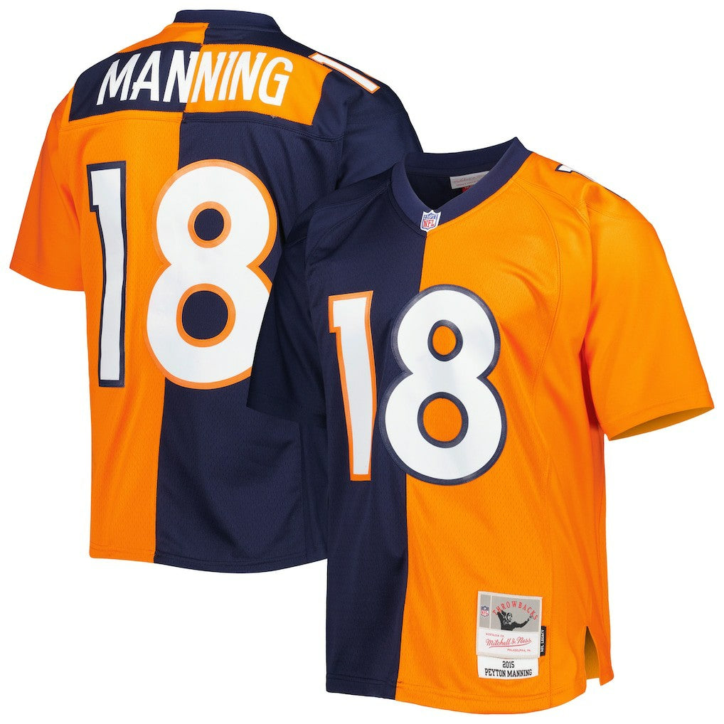 Peyton Manning  2015 Split Legacy Replica Jersey - Denver Broncos Jerseys