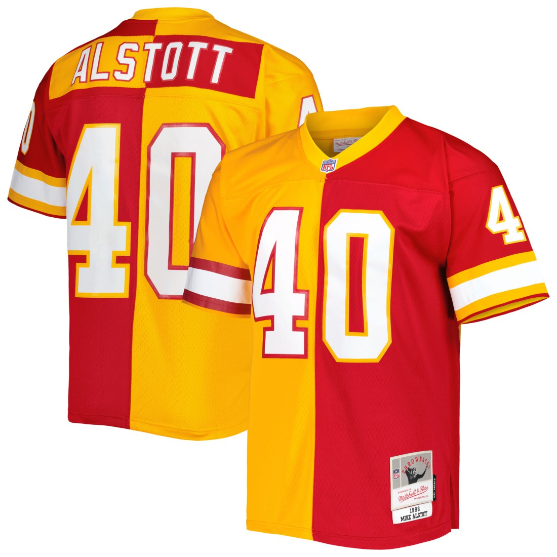 Mike Alstott  1996 Split Legacy Replica Jersey - Tampa Bay Buccaneers Jerseys