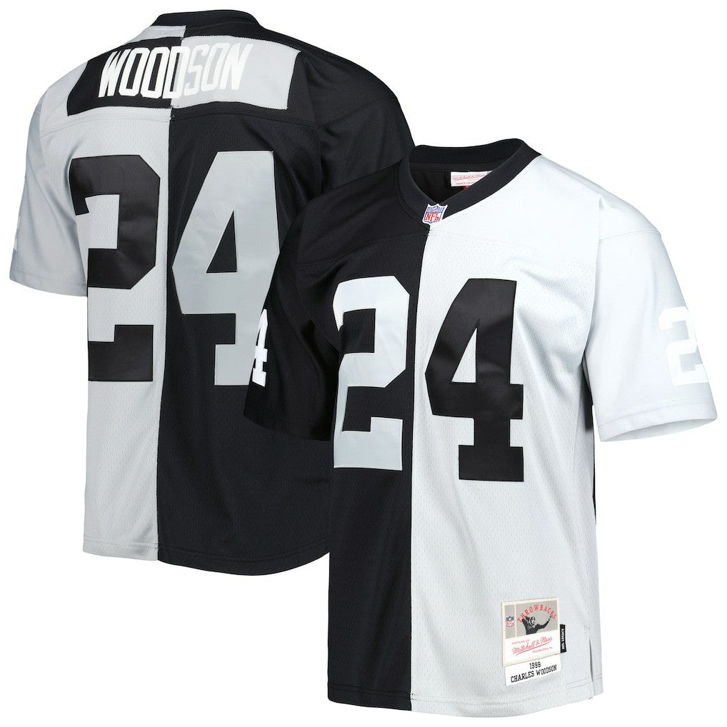 Charles Woodson  1998 Split Legacy Replica Jersey - Las Vegas Raiders Jerseys