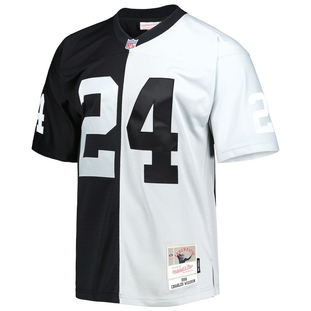 Charles Woodson  1998 Split Legacy Replica Jersey - Las Vegas Raiders Jerseys