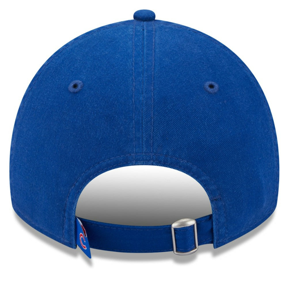 Royal Chicago Cubs New Era Women's Leaves 9TWENTY Adjustable Hat