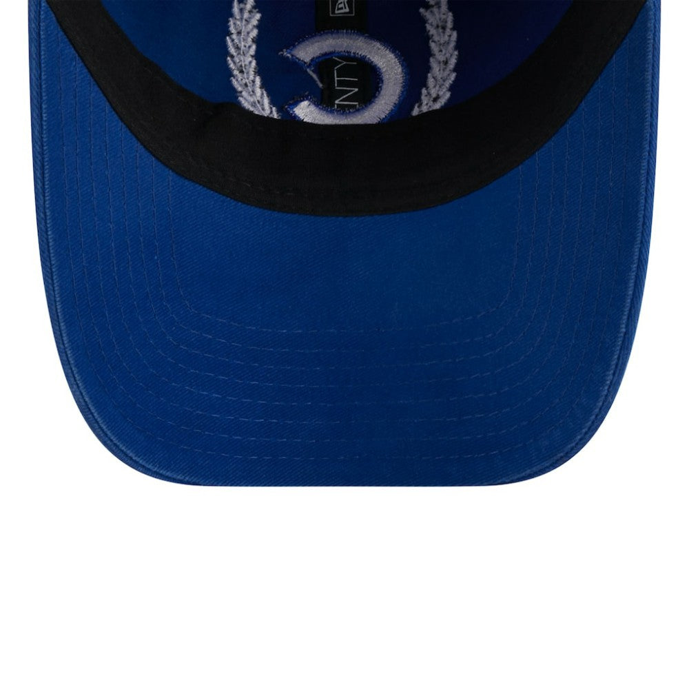 Royal Chicago Cubs New Era Women's Leaves 9TWENTY Adjustable Hat