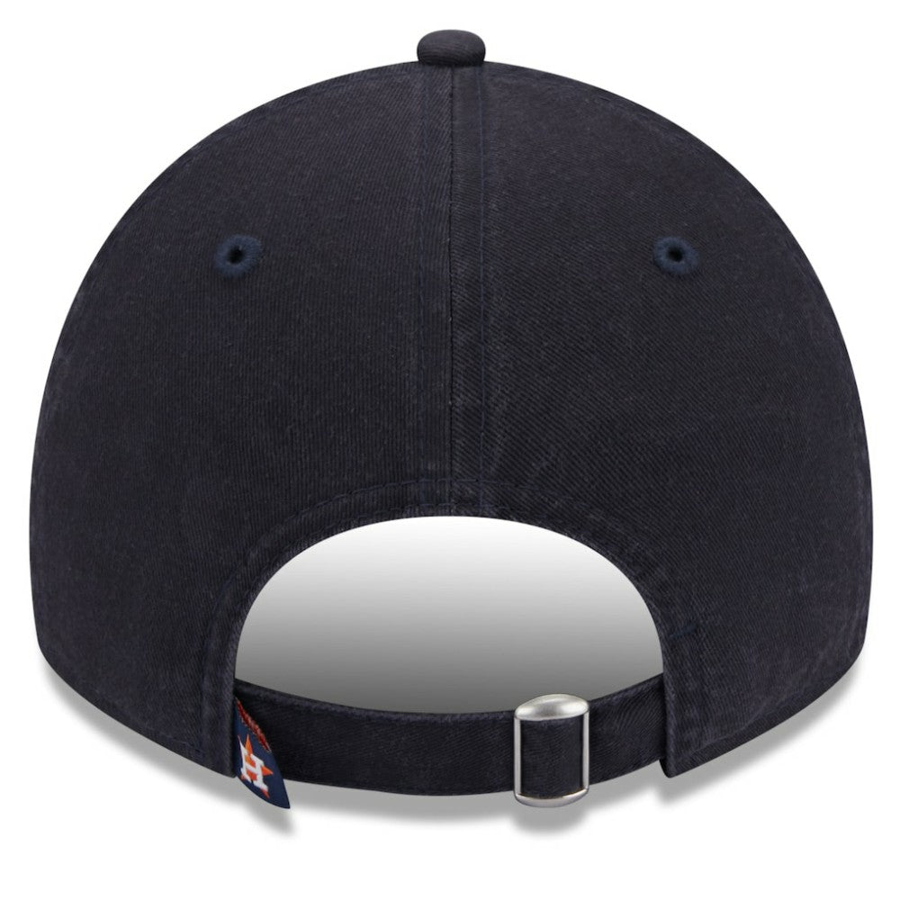 Navy Houston Astros New Era Women's Leaves 9TWENTY Adjustable Hat