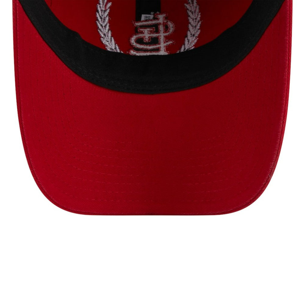 Red St. Louis Cardinals New Era Women's Leaves 9TWENTY Adjustable Hat