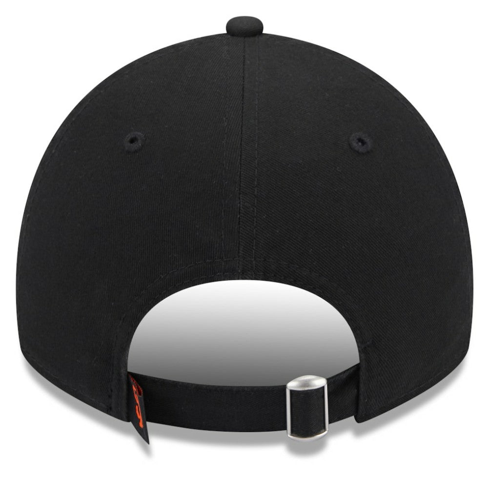 Black San Francisco Giants New Era Women's Leaves 9TWENTY Adjustable Hat