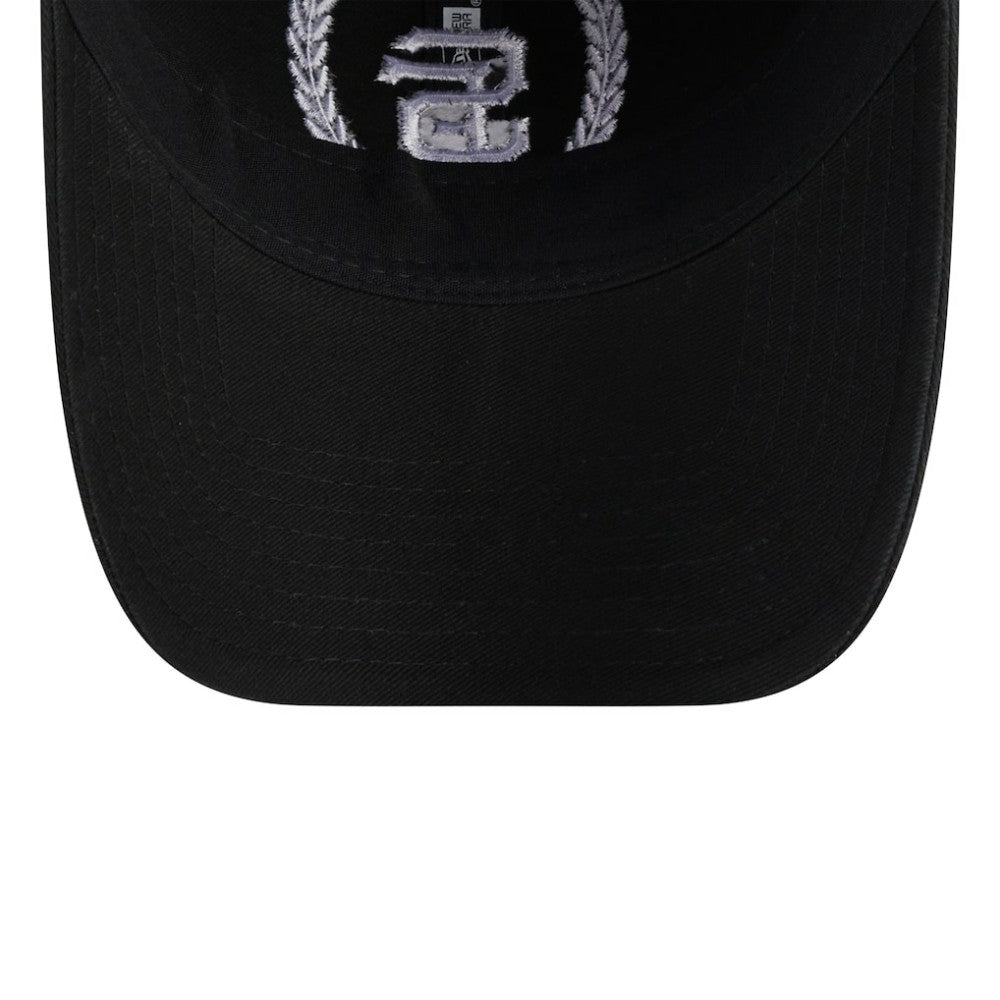 Black San Francisco Giants New Era Women's Leaves 9TWENTY Adjustable Hat