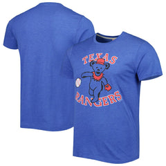 Royal Texas Rangers Homage Grateful Dead Tri-Blend T-Shirt