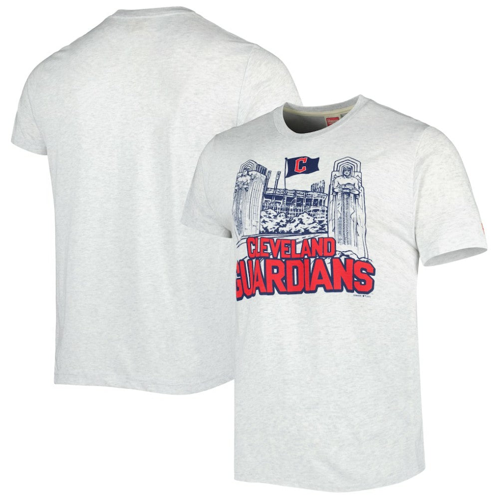 Ash Cleveland Guardians Homage Team Hyper Local Tri-Blend T-Shirt