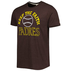 Brown San Diego Padres Homage Hyper Local Tri-Blend T-Shirt