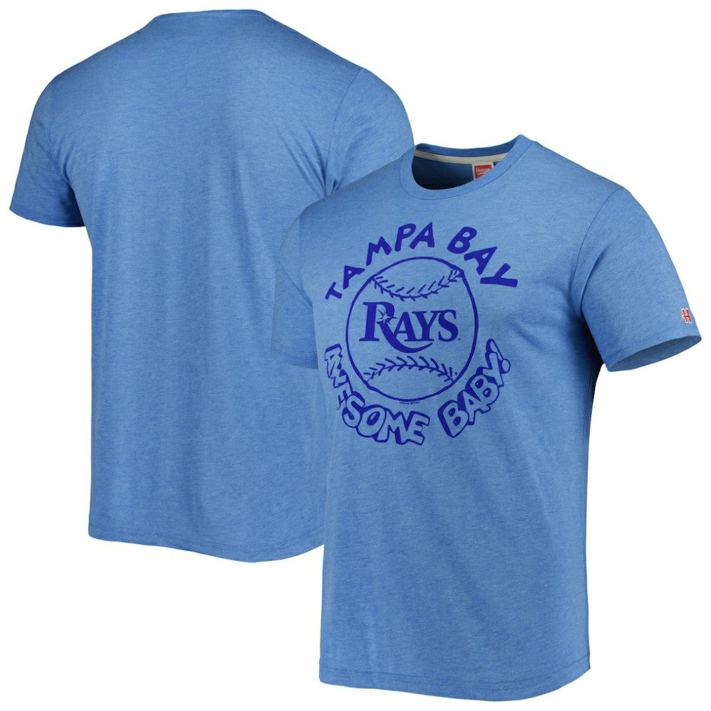Light Blue Tampa Bay Rays Homage Hyper Local Tri-Blend T-Shirt