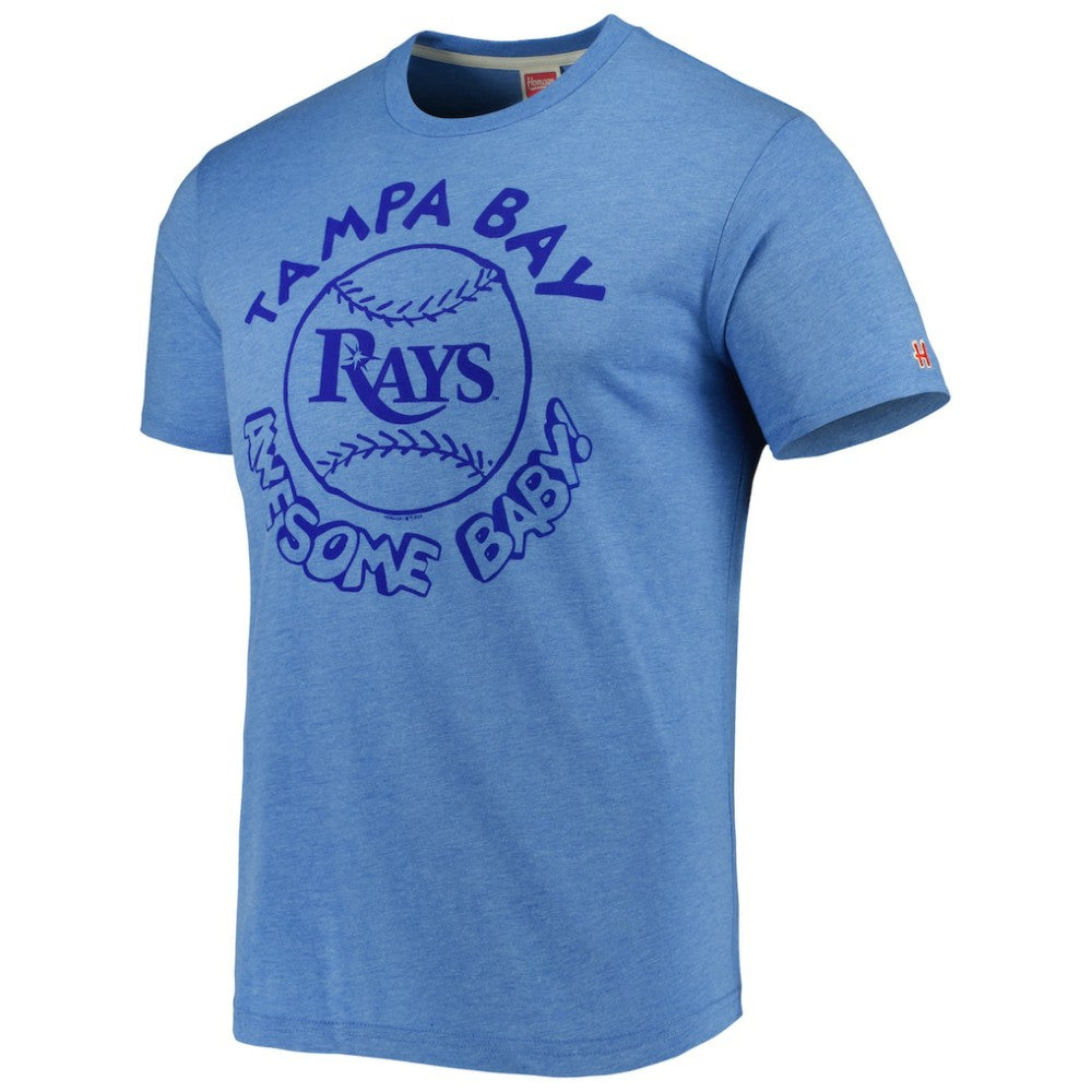 Light Blue Tampa Bay Rays Homage Hyper Local Tri-Blend T-Shirt