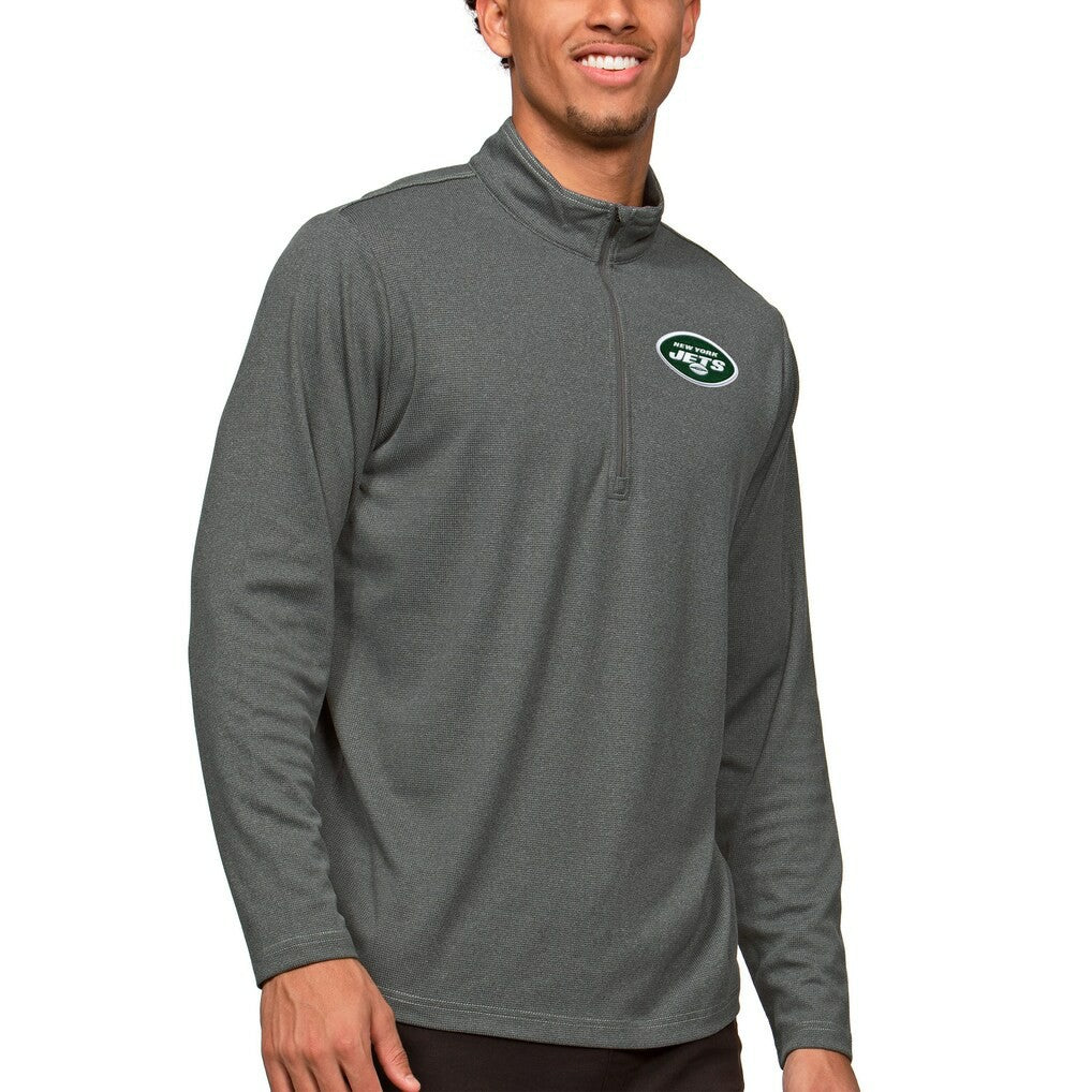Antigua Epic Quarter-Zip Pullover Top - New York Jets Pullover
