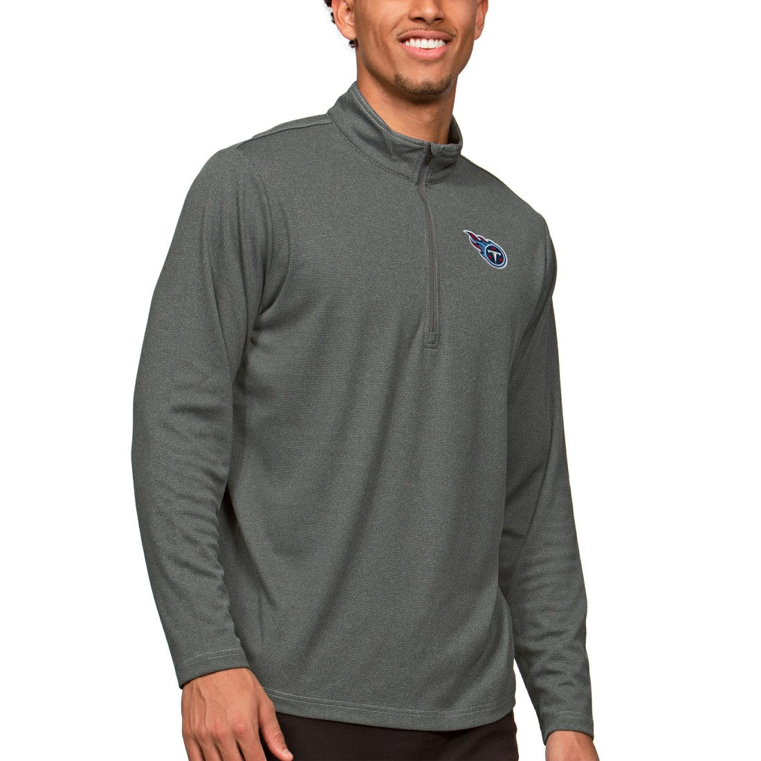 Antigua Epic Quarter-Zip Pullover Top - Tennessee Titans Pullover