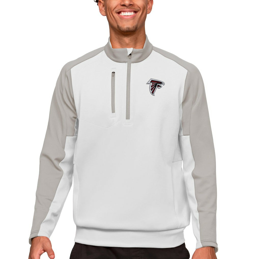 Antigua Team Quarter-Zip Pullover Top - Atlanta Falcons Pullover
