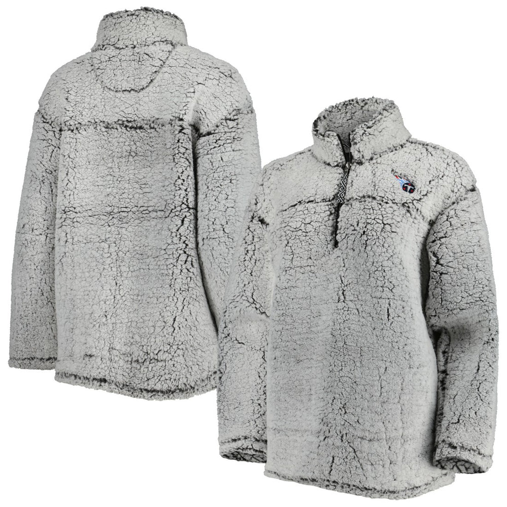 G-III 4Her by Carl Banks Women's Sherpa Quarter-Zip Jacket - Tennessee Titans Jackets