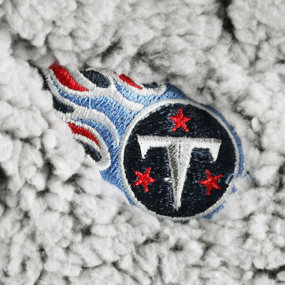 G-III 4Her by Carl Banks Women's Sherpa Quarter-Zip Jacket - Tennessee Titans Jackets