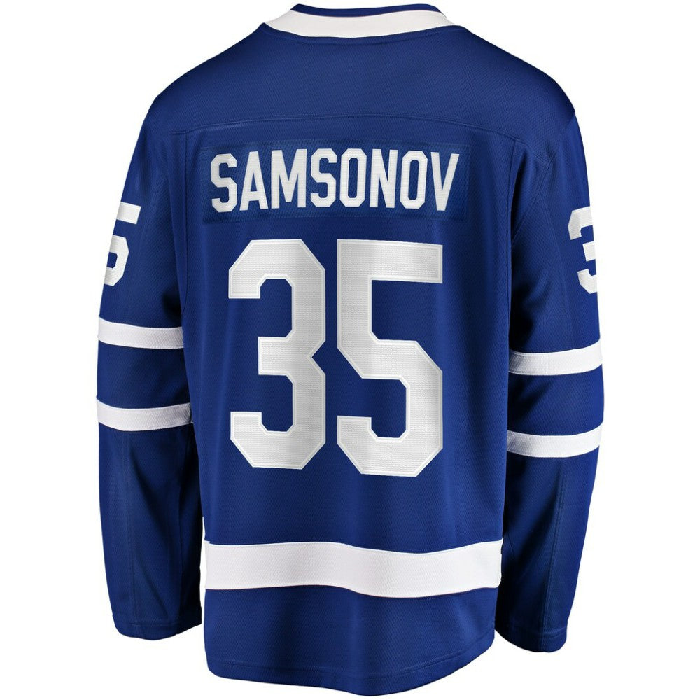 NHL Ilya Samsonov Toronto Maple Leafs Fanatics Home Breakaway Player Jersey