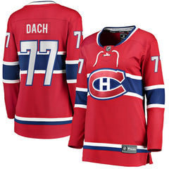 NHL Kirby Dach Montreal Canadiens Fanatics Women's Home Breakaway Player Jersey