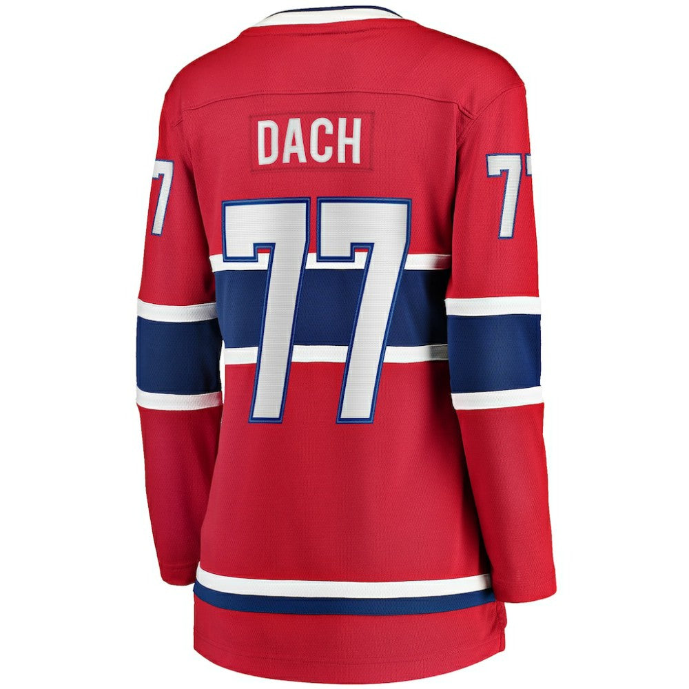 NHL Kirby Dach Montreal Canadiens Fanatics Women's Home Breakaway Player Jersey
