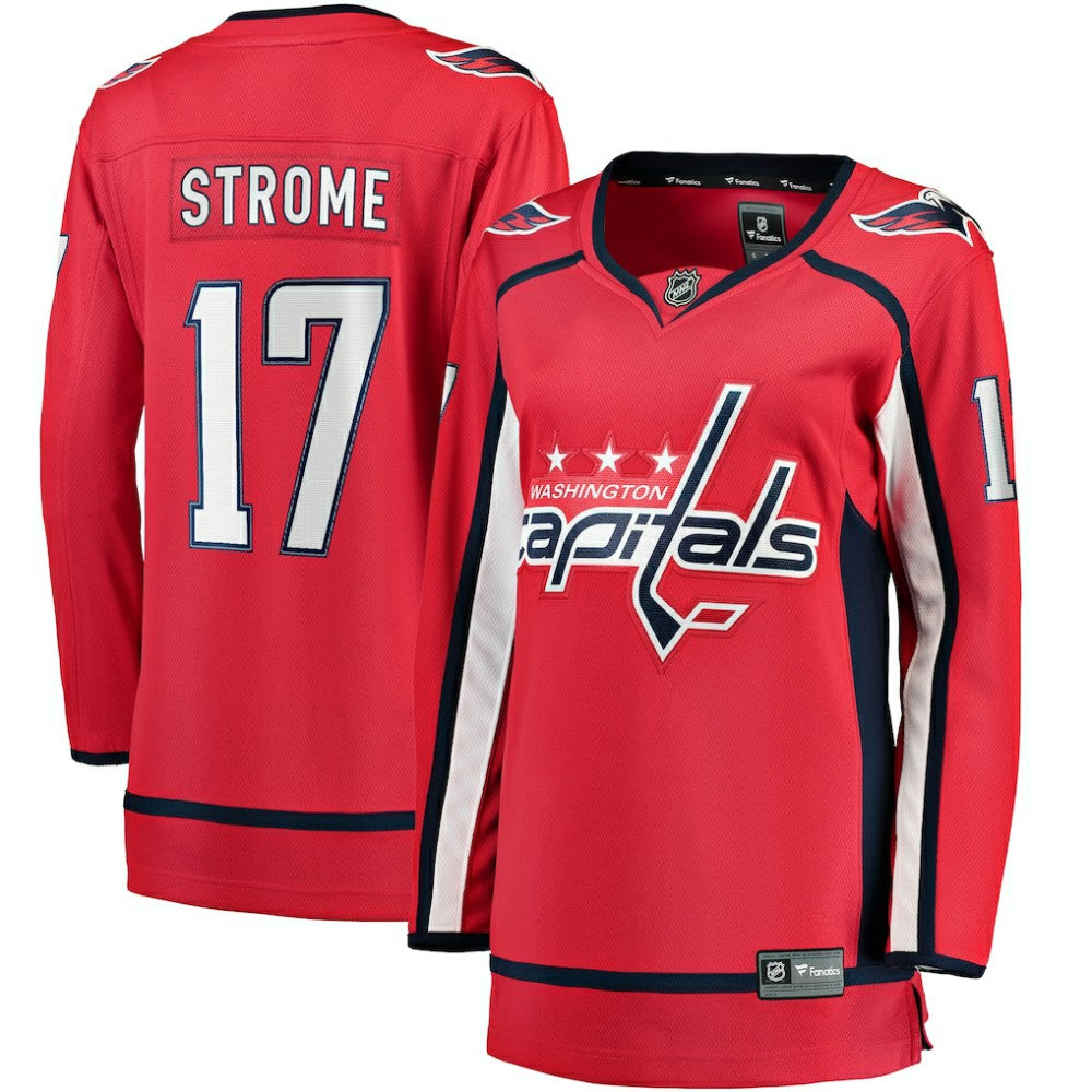 NHL Dylan Strome Washington Capitals Fanatics Women's Home Breakaway Player Jersey