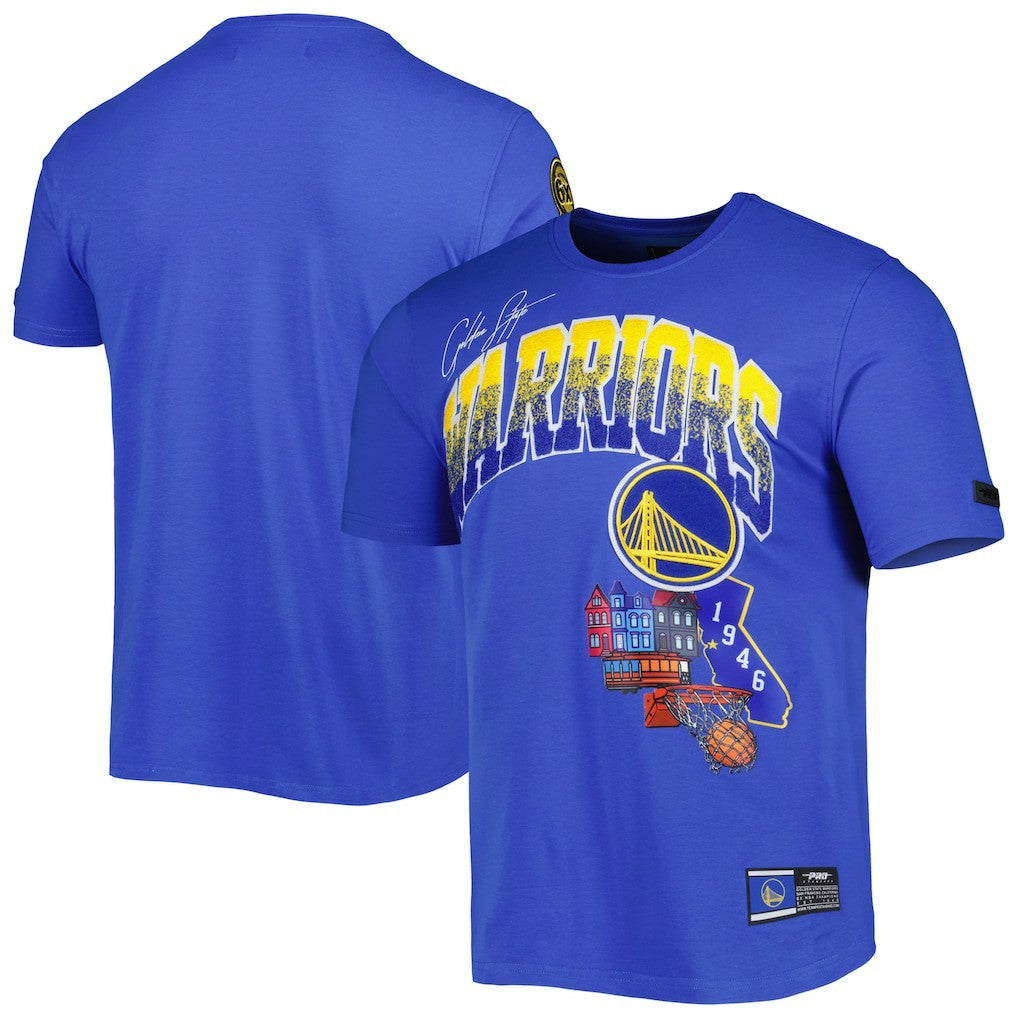 Golden State Warriors Pro Standard Hometown Chenille T-Shirt sale
