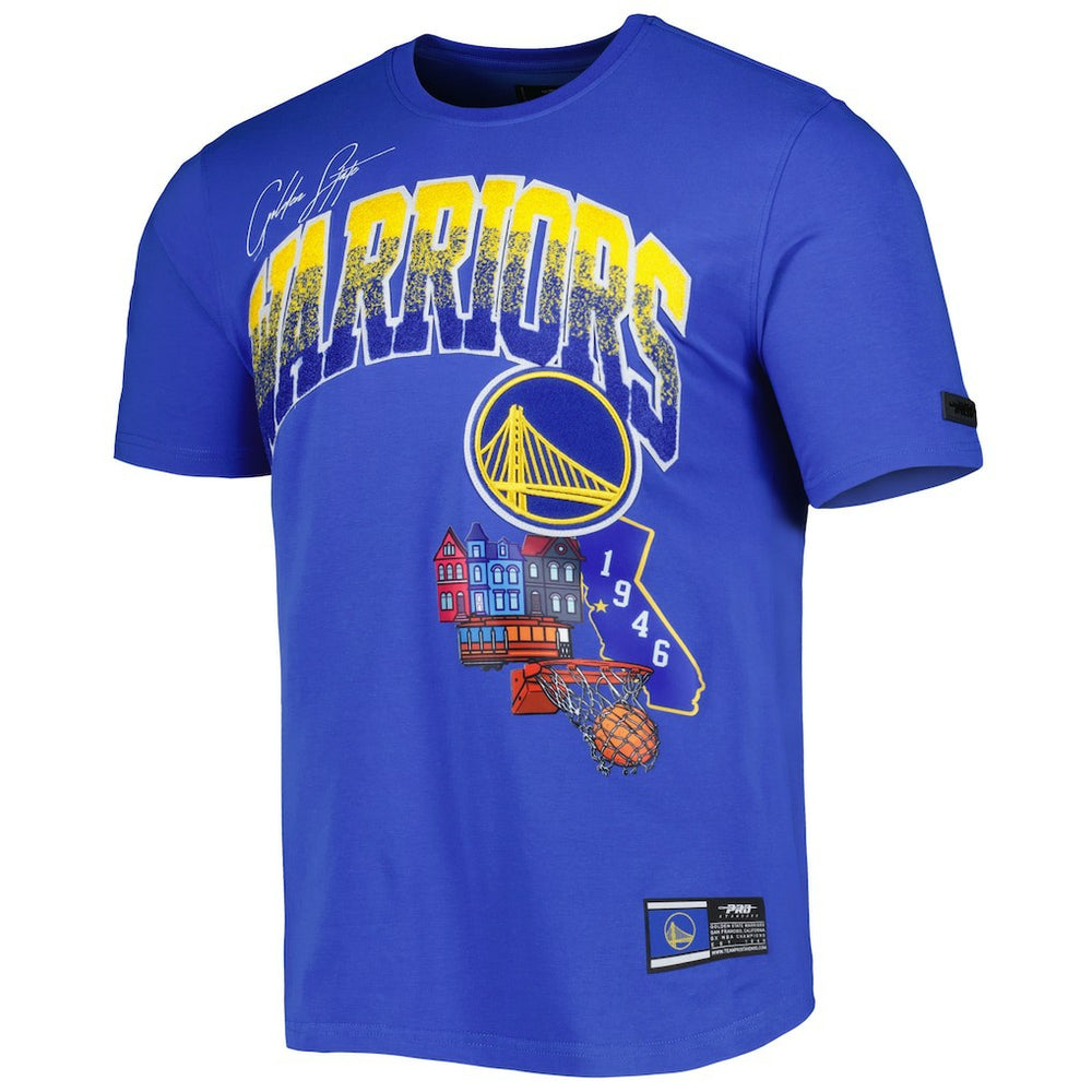 Golden State Warriors Pro Standard Hometown Chenille T-Shirt sale